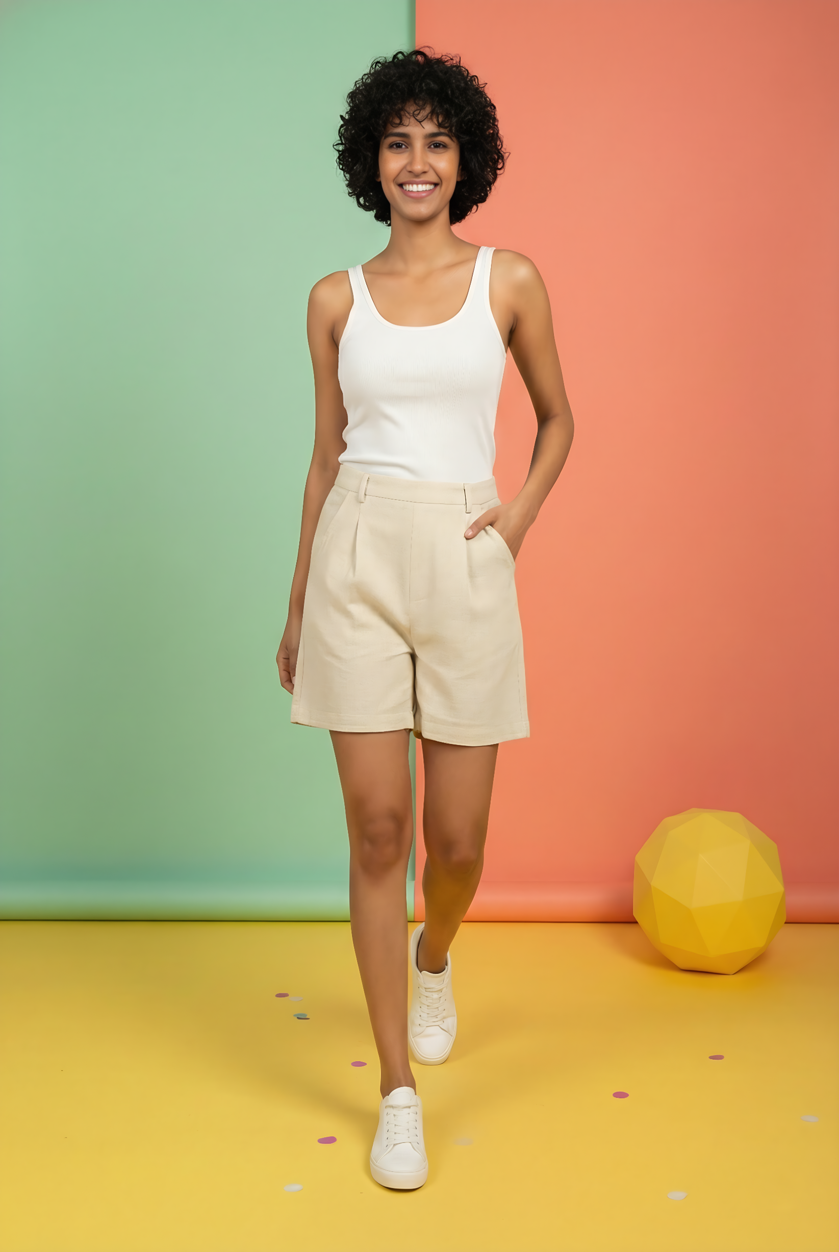 Bare & Bouncy - Jute Short