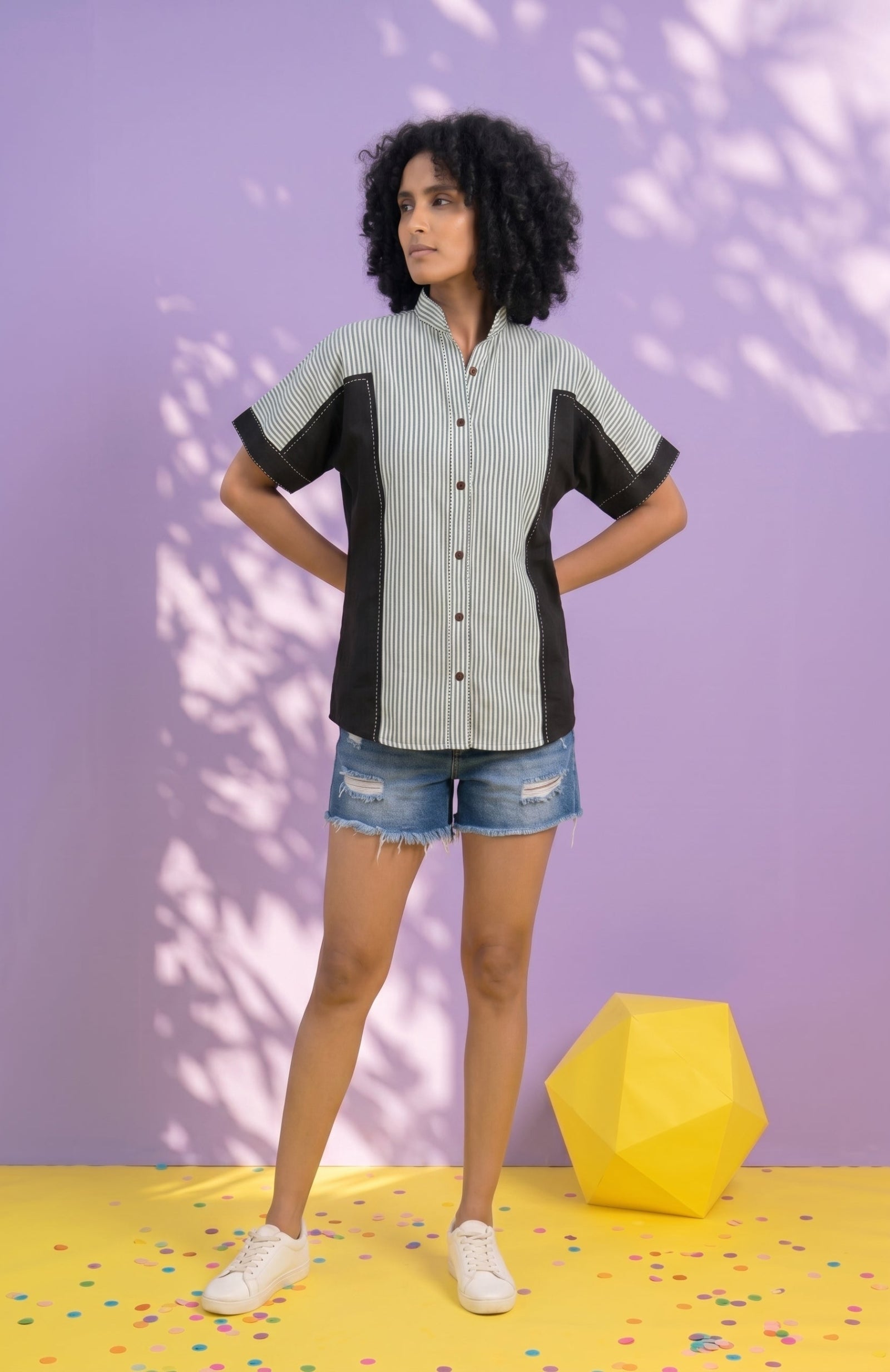 Sassy Side Panels Shirt
