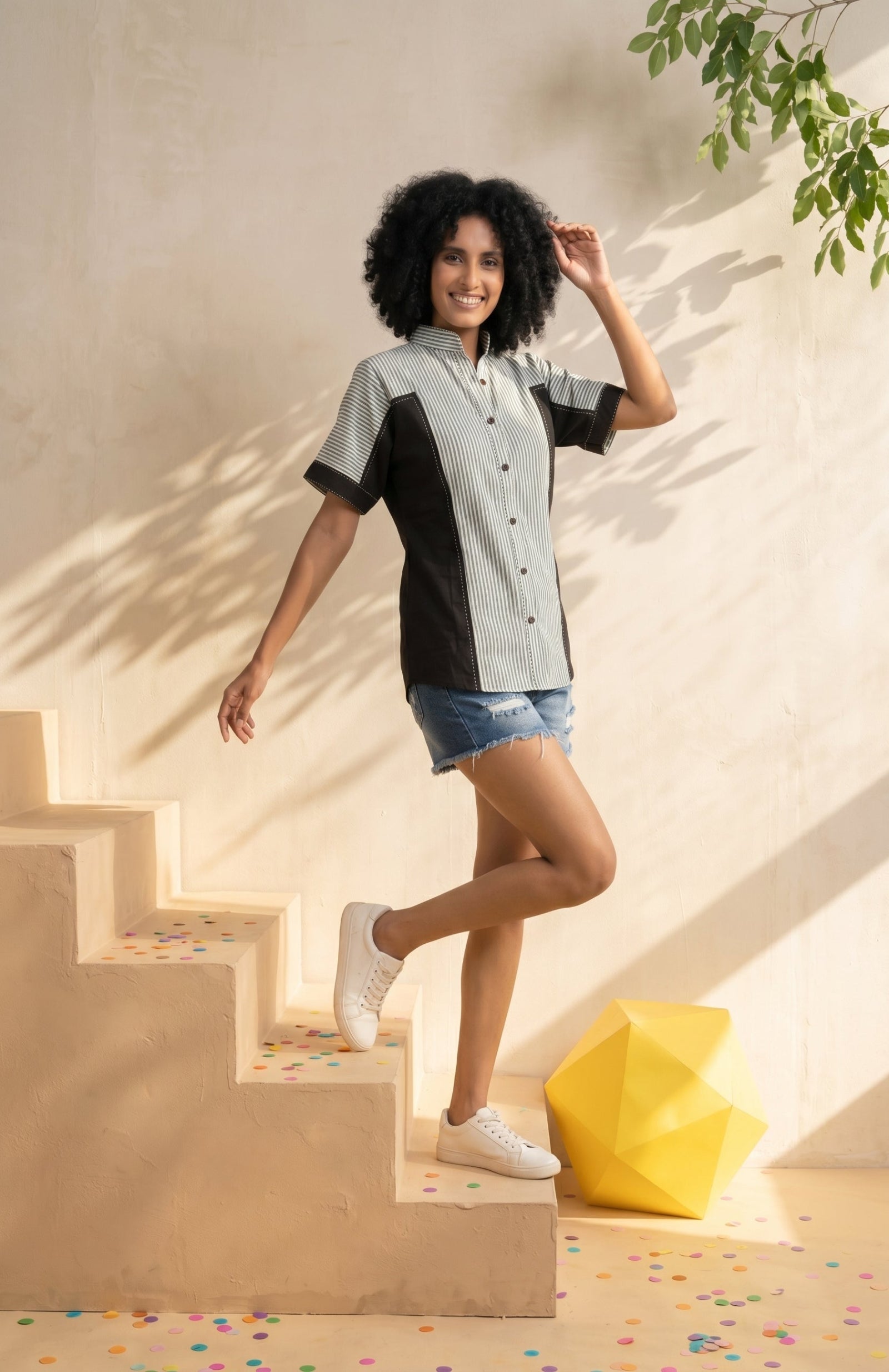 Sassy Side Panels Shirt