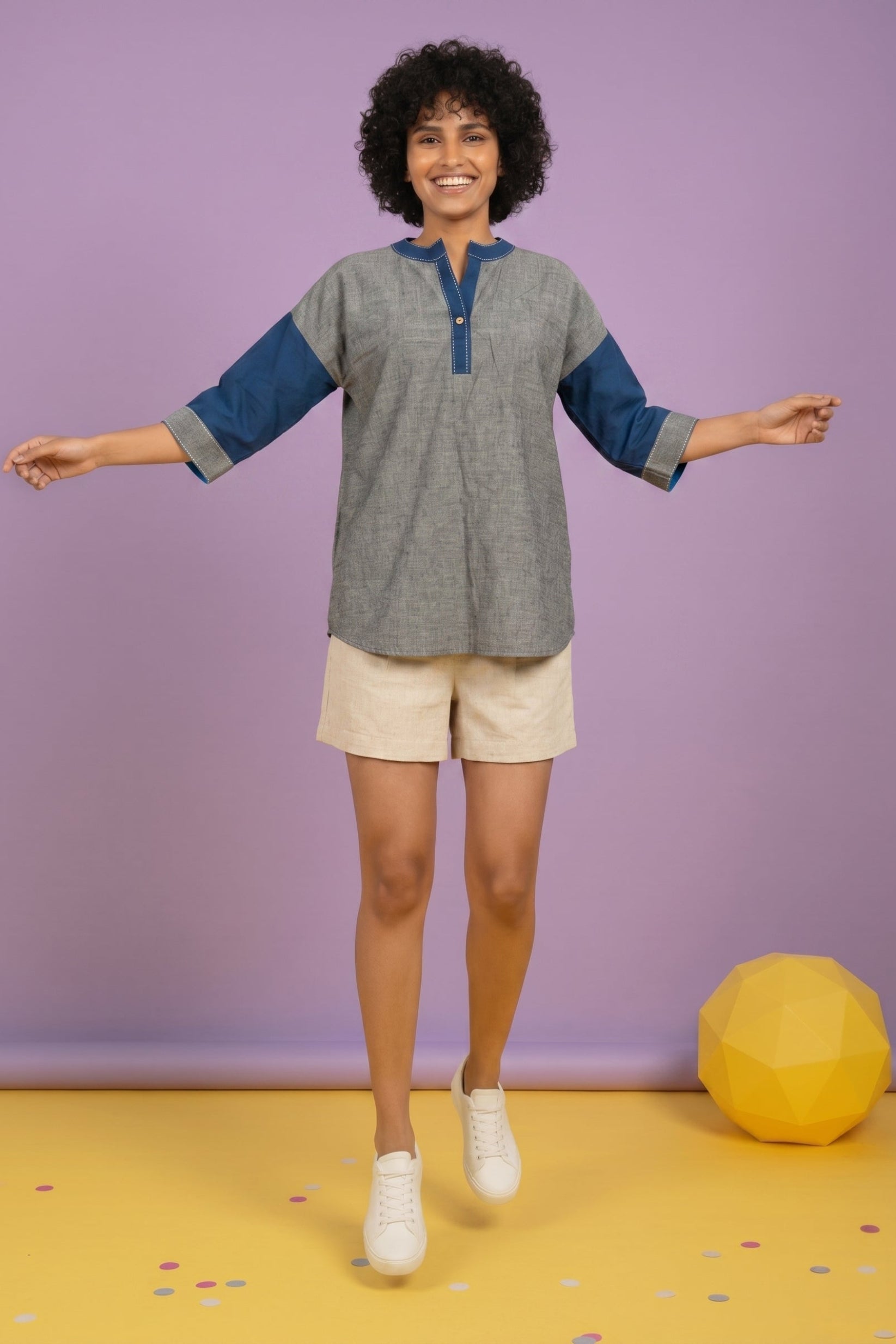Bindaas Blues Top