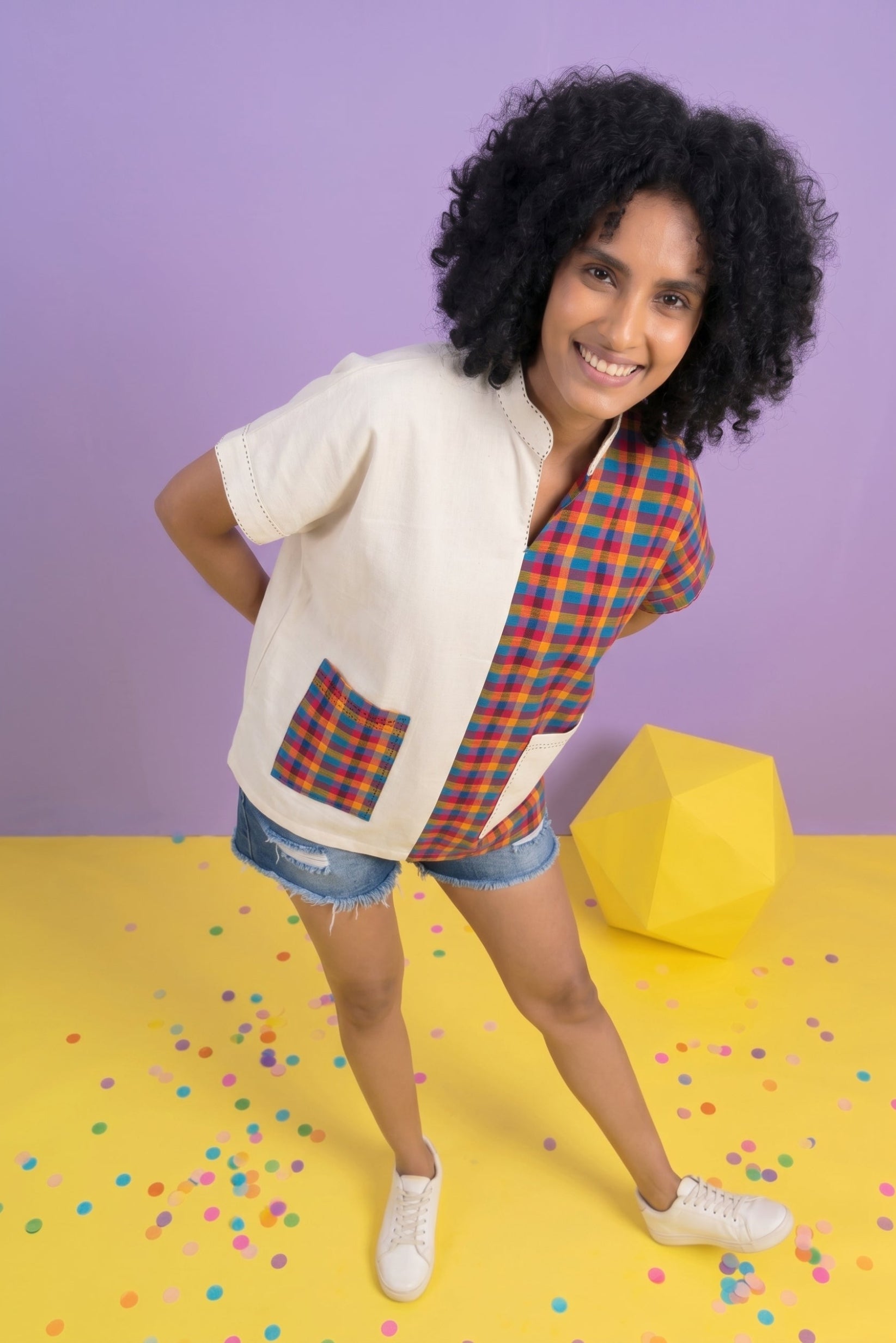 Moodboard Mischief Kaftan Top (Oversized)