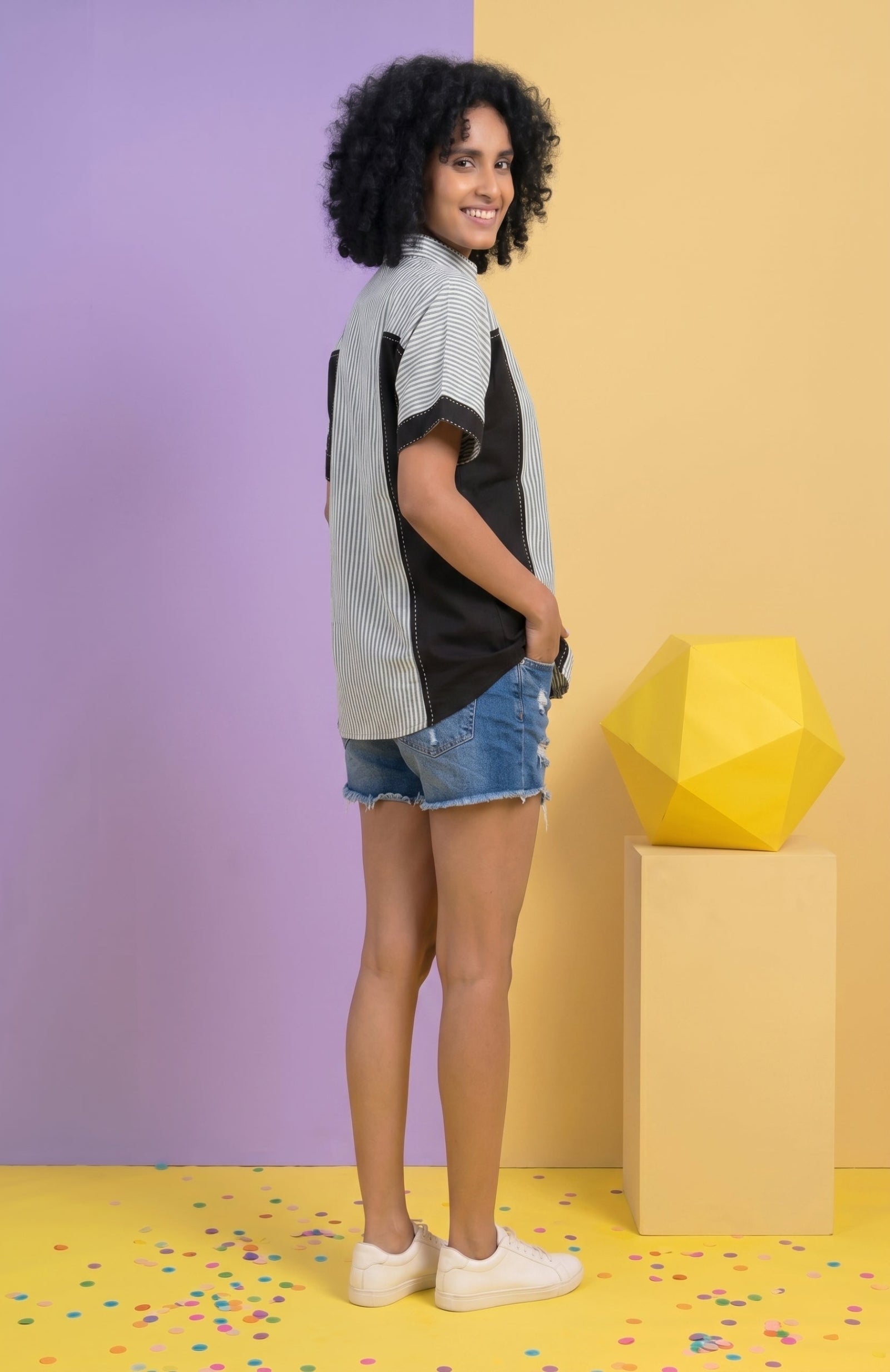 Sassy Side Panels Shirt