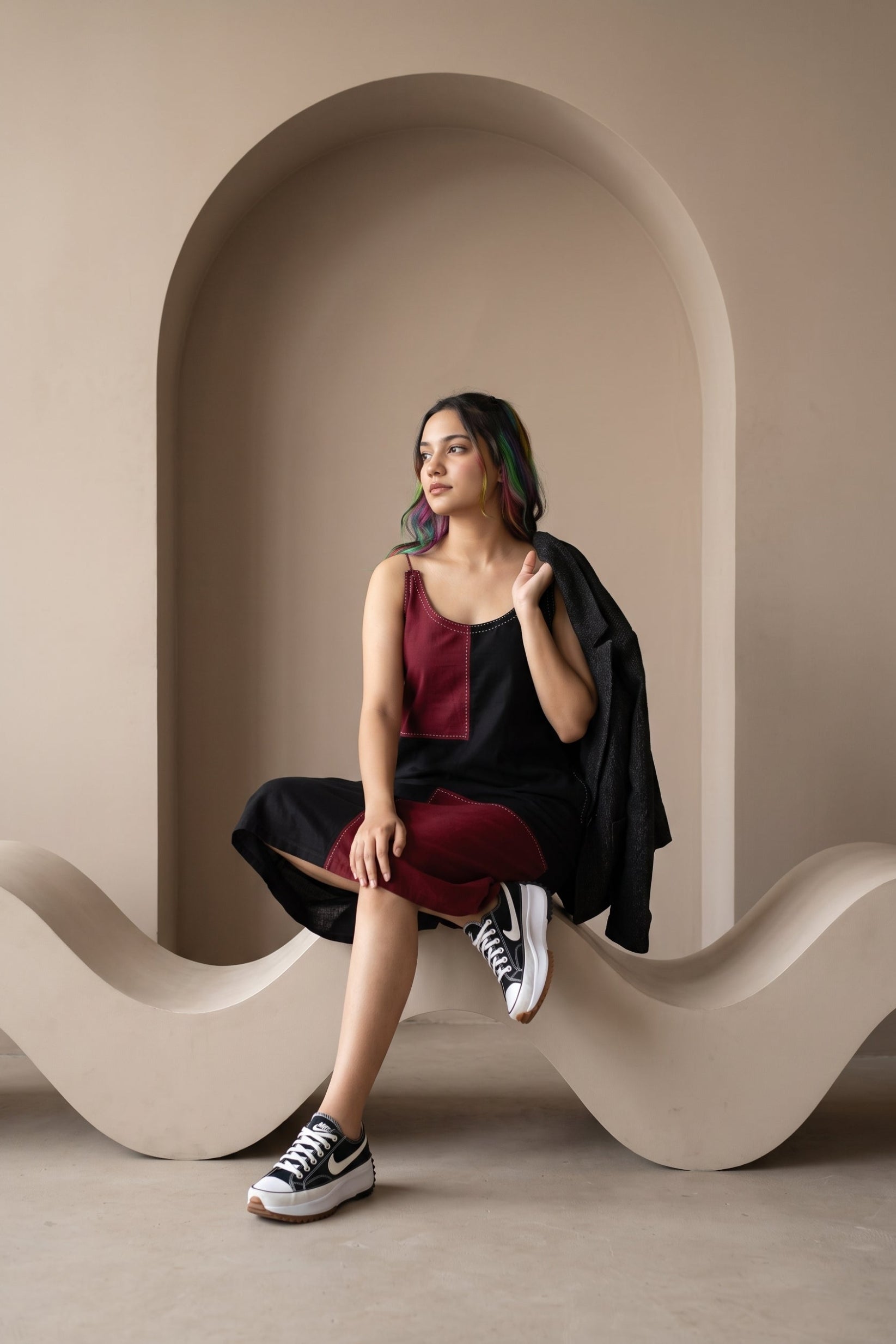Merlot Muse Midi Dress