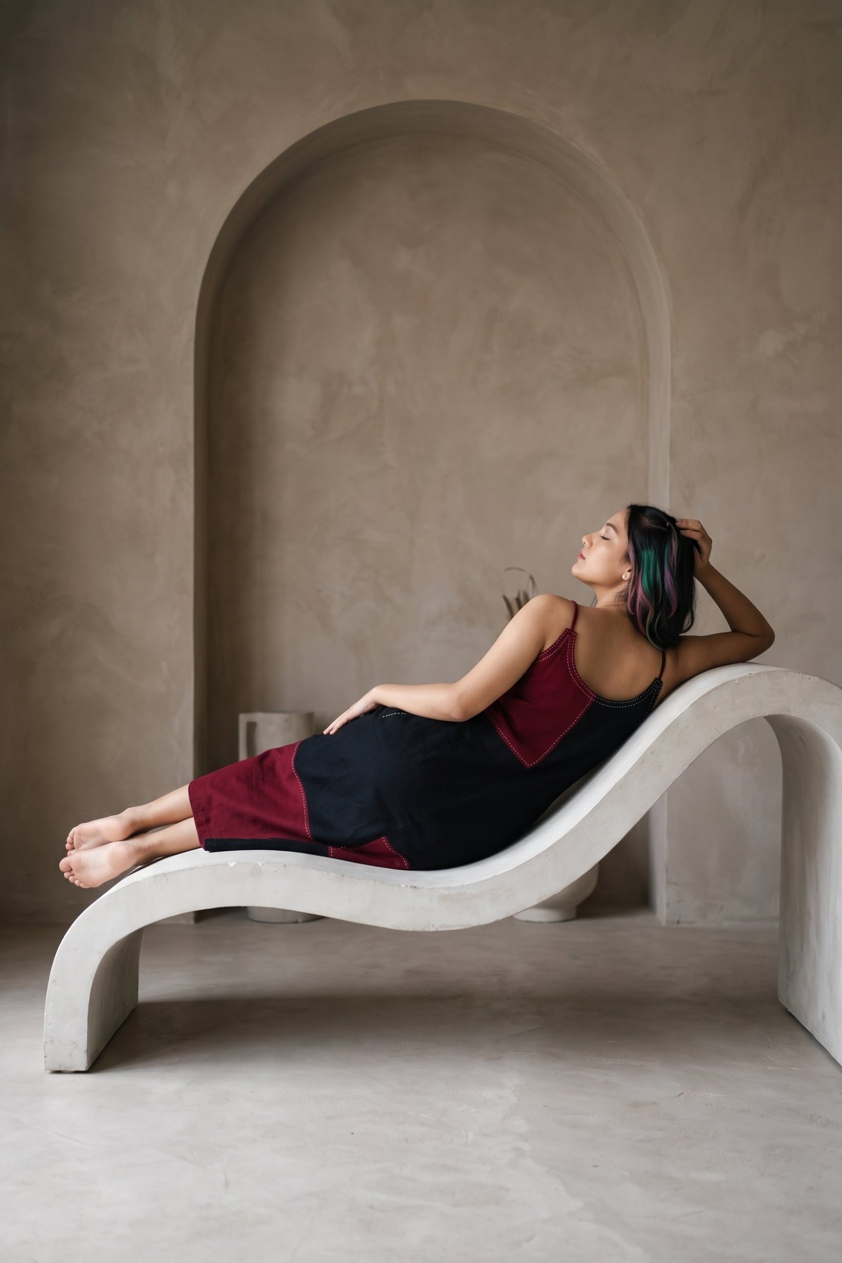 Merlot Muse Midi Dress